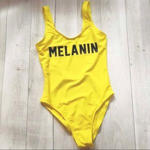 One Piece Melanin Swimsuit